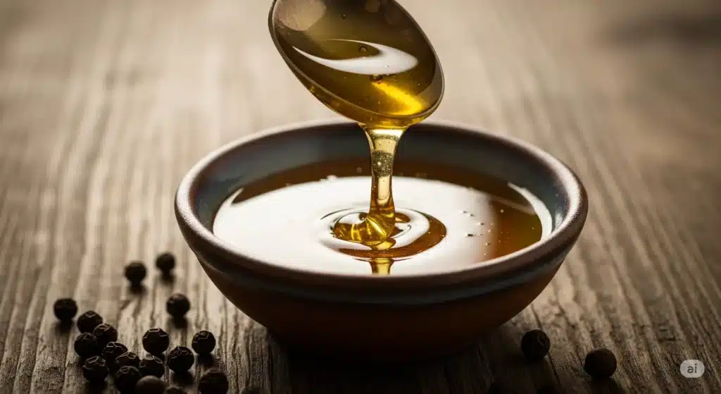 shahad me kali mirch mila kar khane ke fayde