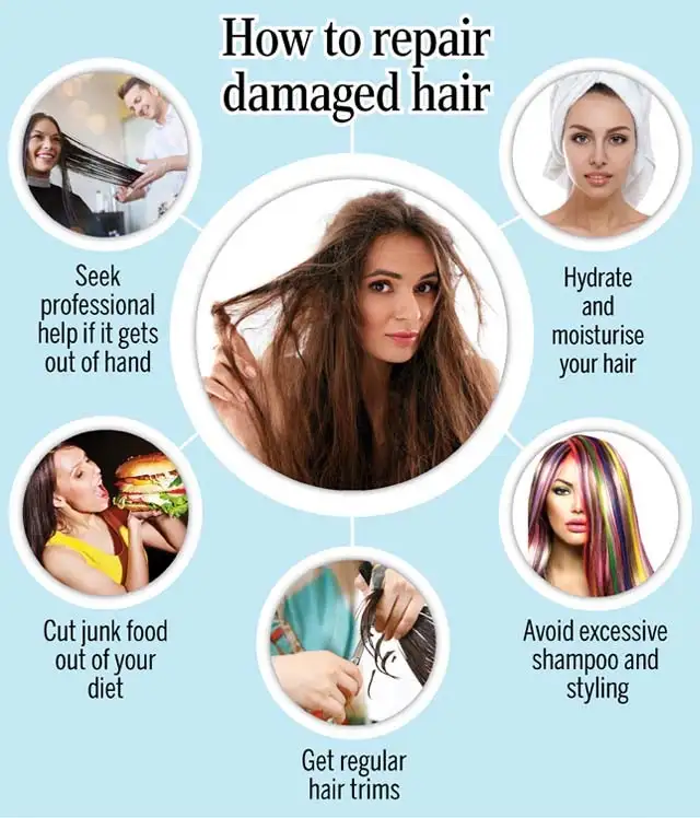 how to fix damaged hair